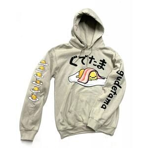 Gudetama Hoodie Sweatshirt Mens Womens Size S Small The Lazy Egg SANRIO NWOT